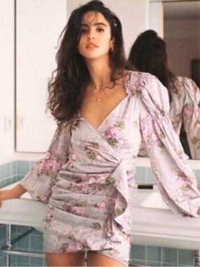 For love and lemons Jardin mini dress